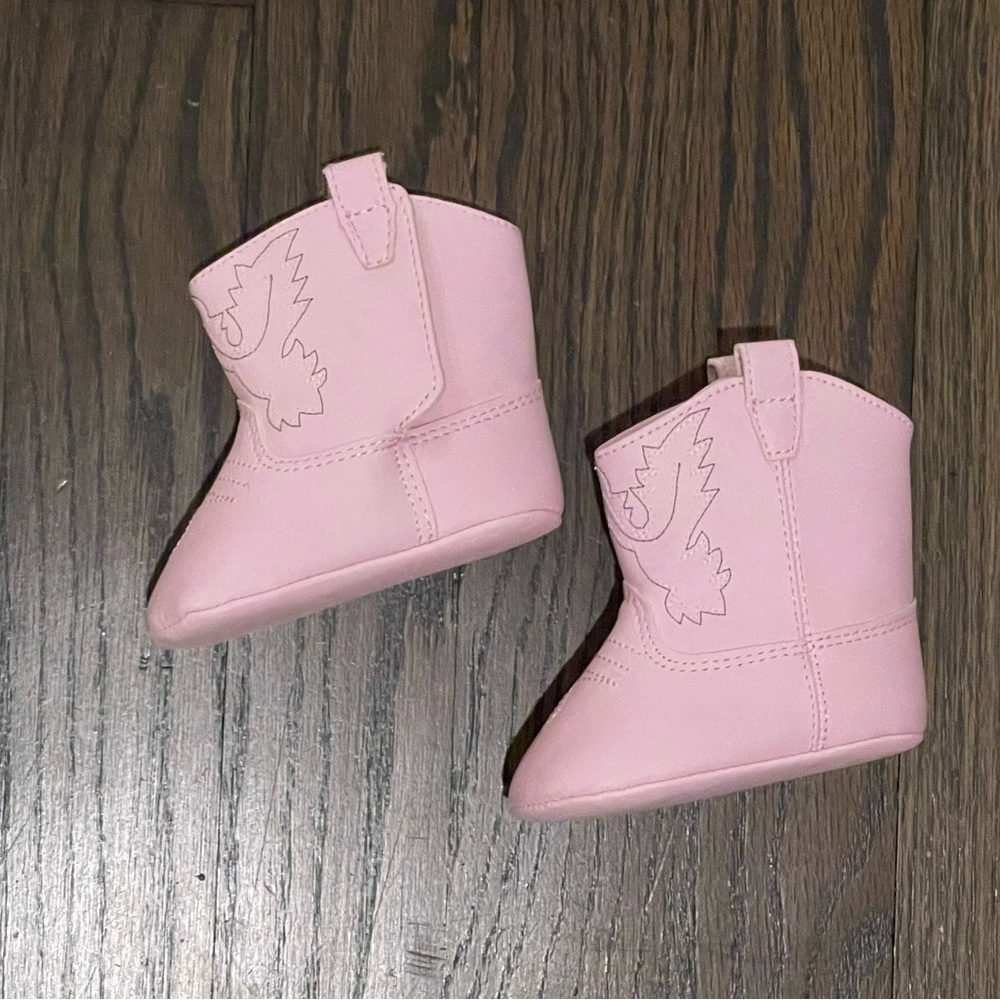 Pink Baby Cowboy Boots